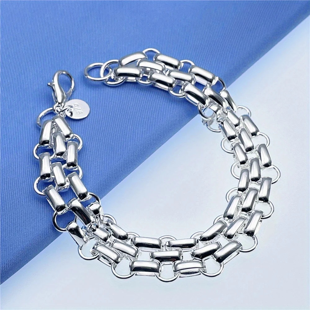 Streetwear Brand Popular - Beliebte Marken 925er Sterlingsilber Temperament Kettenarmbänder