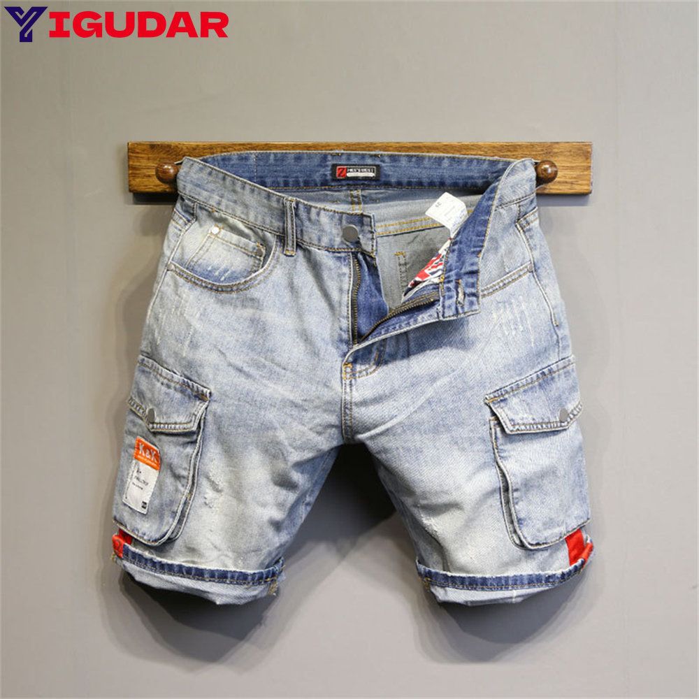 Streetwear Brands 2026 - Modemarke Herren Jeans-Shorts mit Löchern 2026