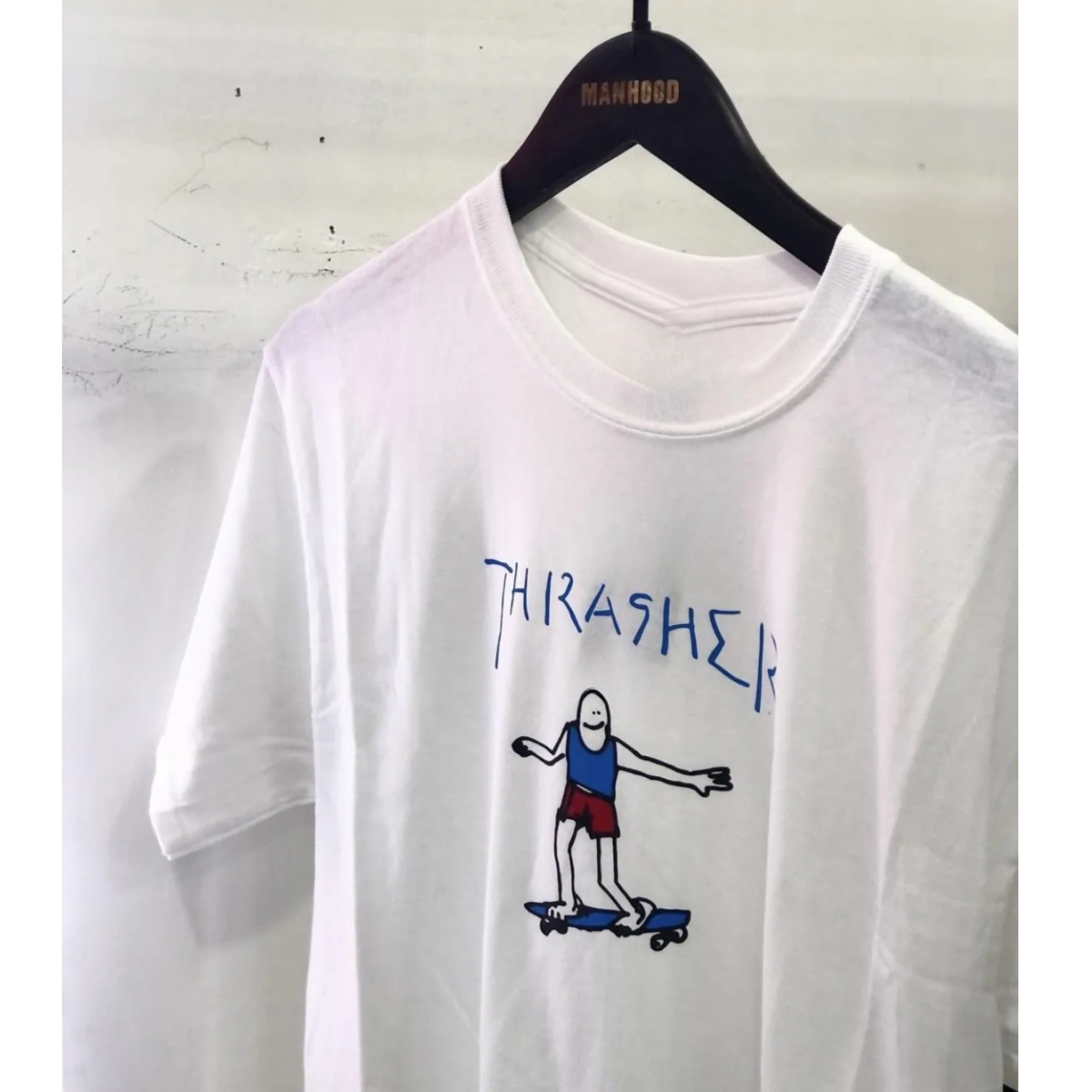 Streetwear Brand Magazine - Lustiges abstraktes Cartoon-Skateboard-Magazin, Street-Trendy-Marken-T-Shirt, Baumwoll-Grafik-T-Shirt für