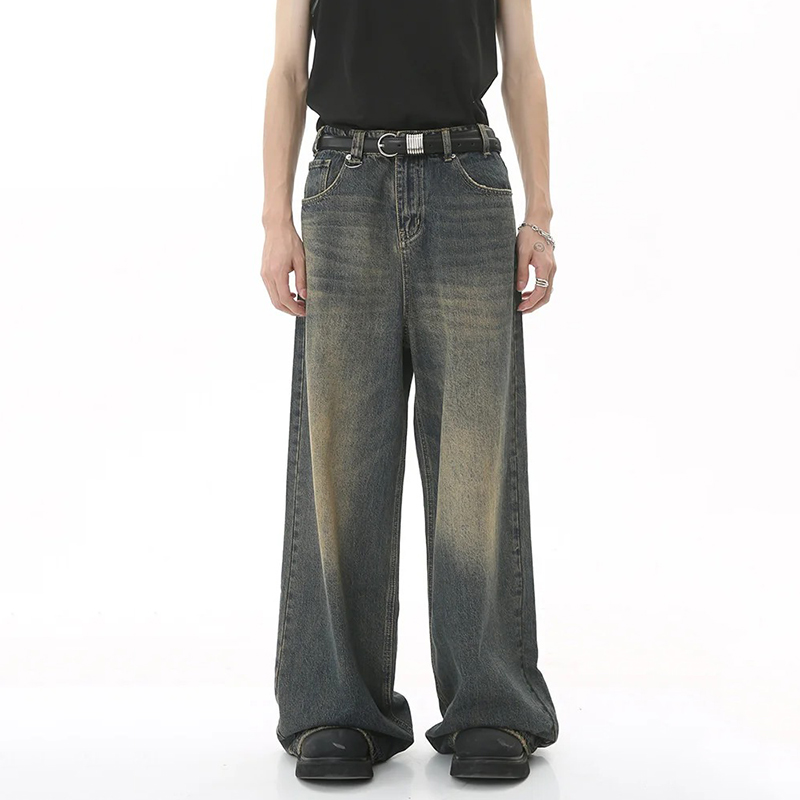 Streetwear Brand Popular - Neue männer Baggy Gerade Bein Breite