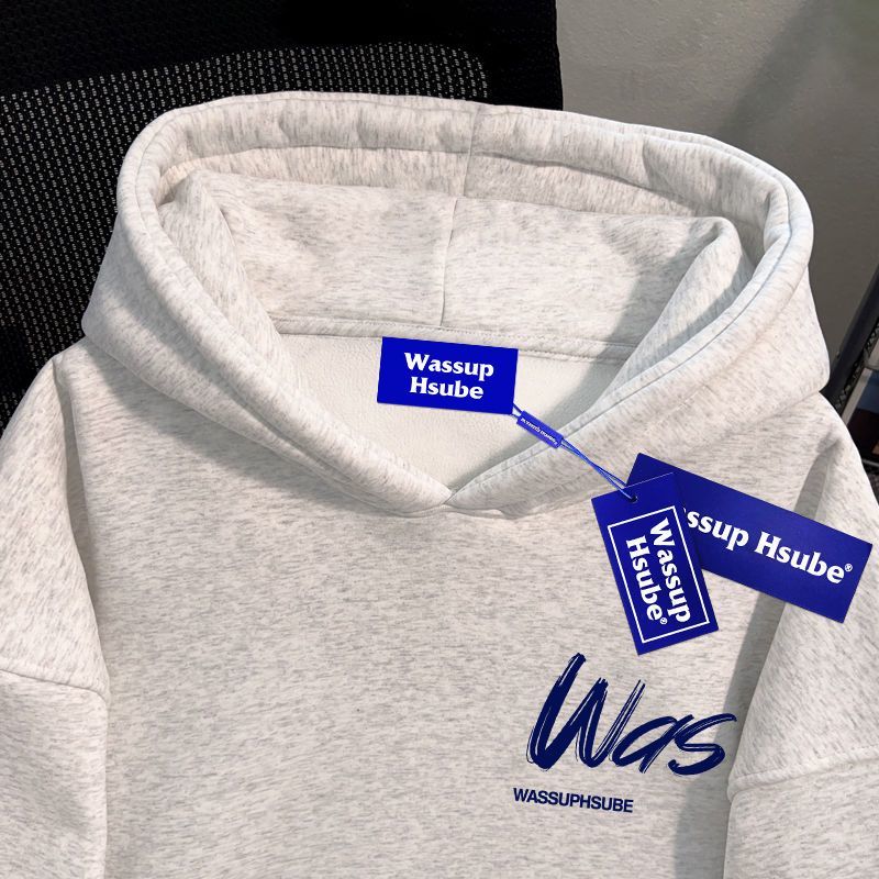 Streetwear Brand Popular - Beliebtes Buchstaben-Kapuzenpullover für Herren, High Street,