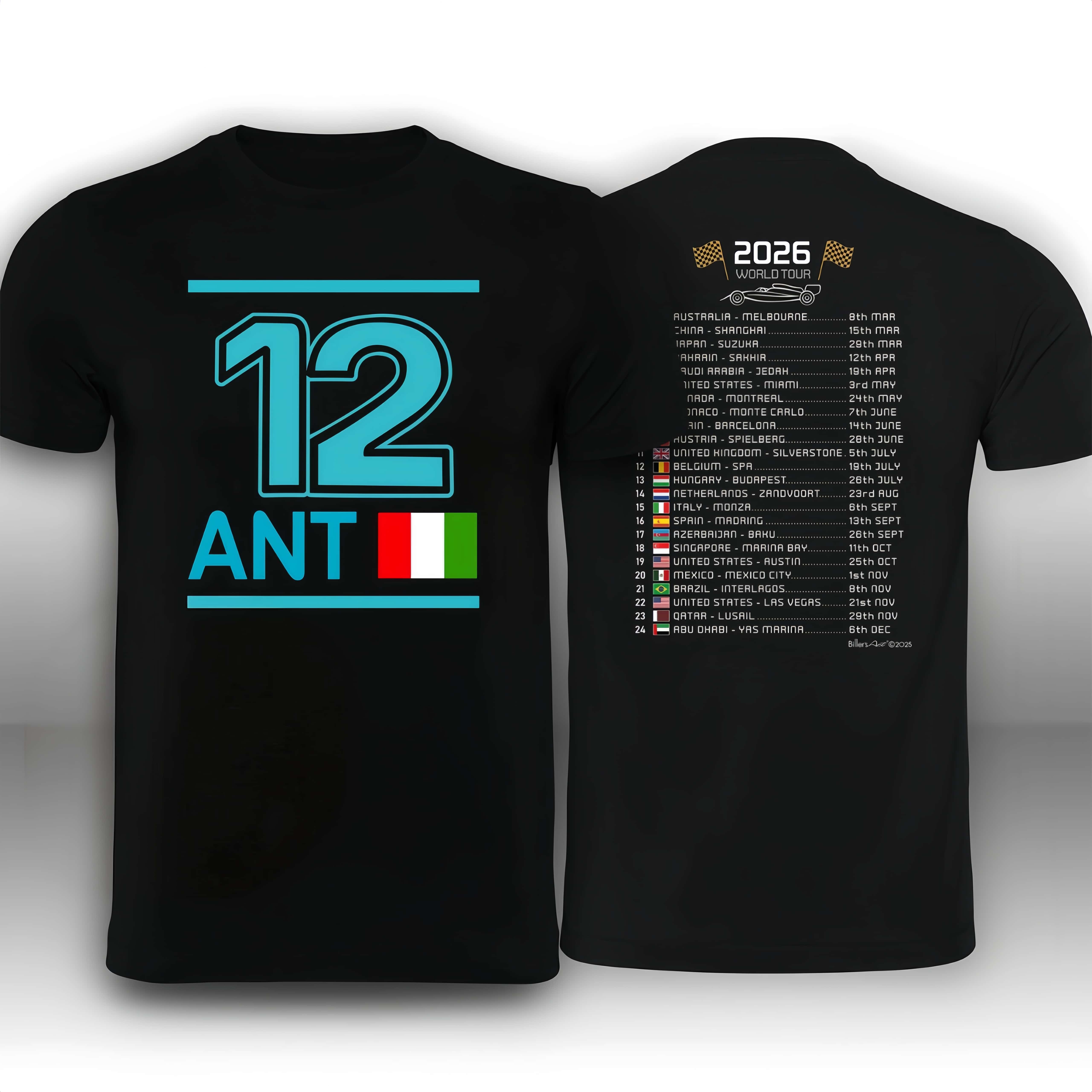 Kimi Antonelli # 12 Team Brand – Streetwear Brands 2026 Bewertung und Preis